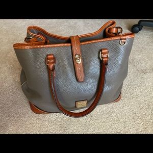 Dooney & Bourke Pebbled Leather Perry Satchel